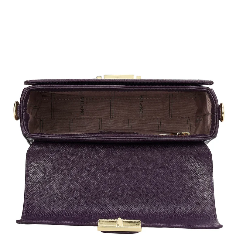 Da Milano Grapevine Small Croco Leather Satchel - Grapevine for Women | Best Price UAE